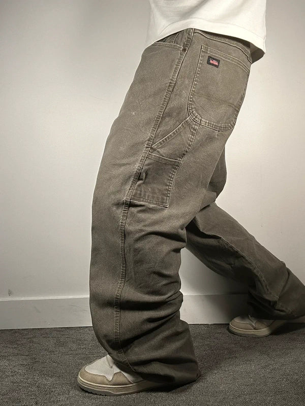 Carpenter Dickies Kaki Baggy W42
