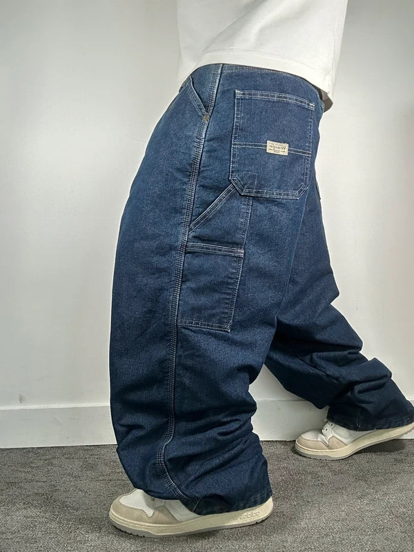 Carpenter Jean Wrangler Bleu Marine W42