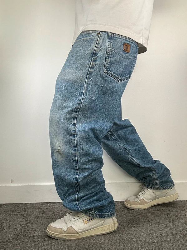 Jean Carhartt bleu clair fuselé W38 photo 1