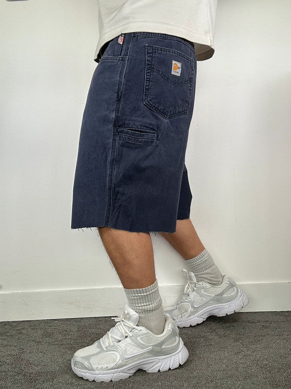 Short Carhartt bleu marine W38 - photo 1