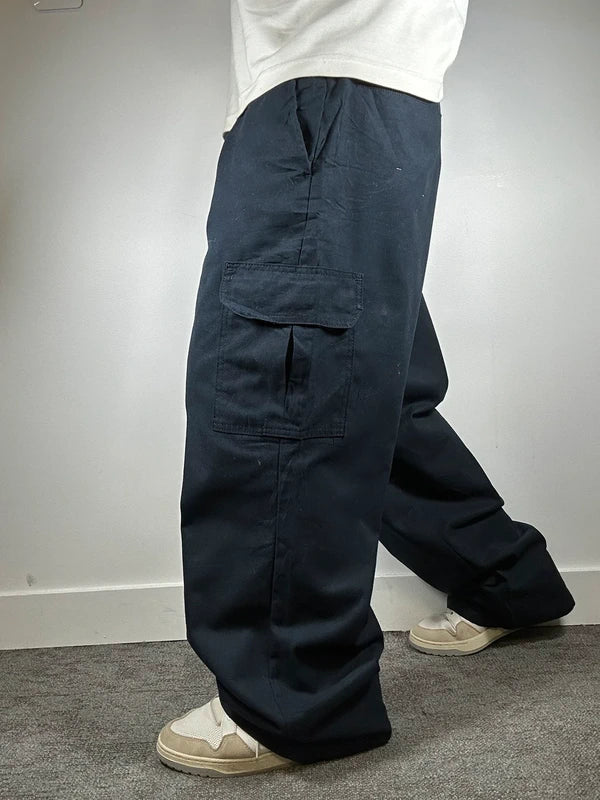 Cargo Dickies Bleu Marine Baggy W42