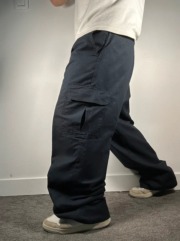 Cargo Dickies Bleu Marine Baggy W42