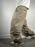 Double Knee Carhartt Beige W40