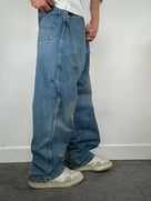 Jean Dickies bleu clair W40 photo 3