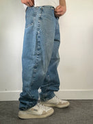 Jean Carhartt bleu clair fuselé W38 photo 3