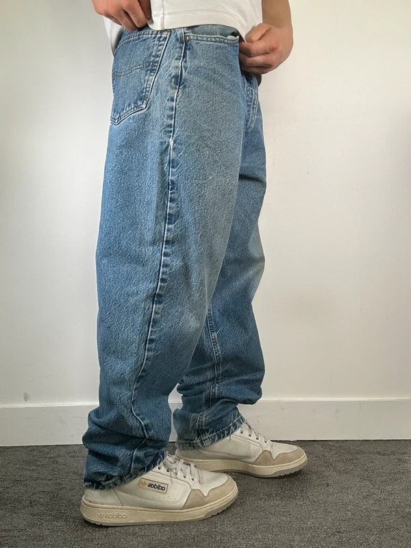 Jean Carhartt bleu clair fuselé W38 photo 3