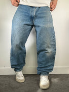 Jean Carhartt bleu clair fuselé W38 photo 2