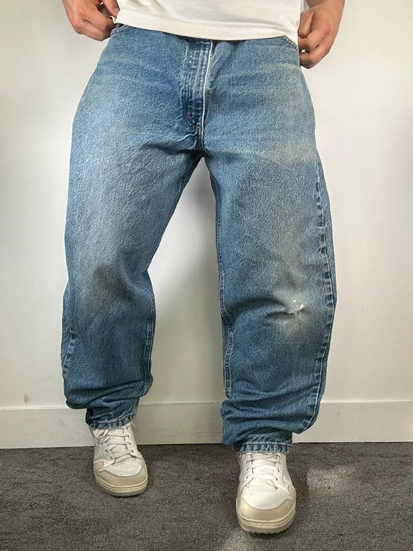 Jean Carhartt bleu clair fuselé W38 photo 2