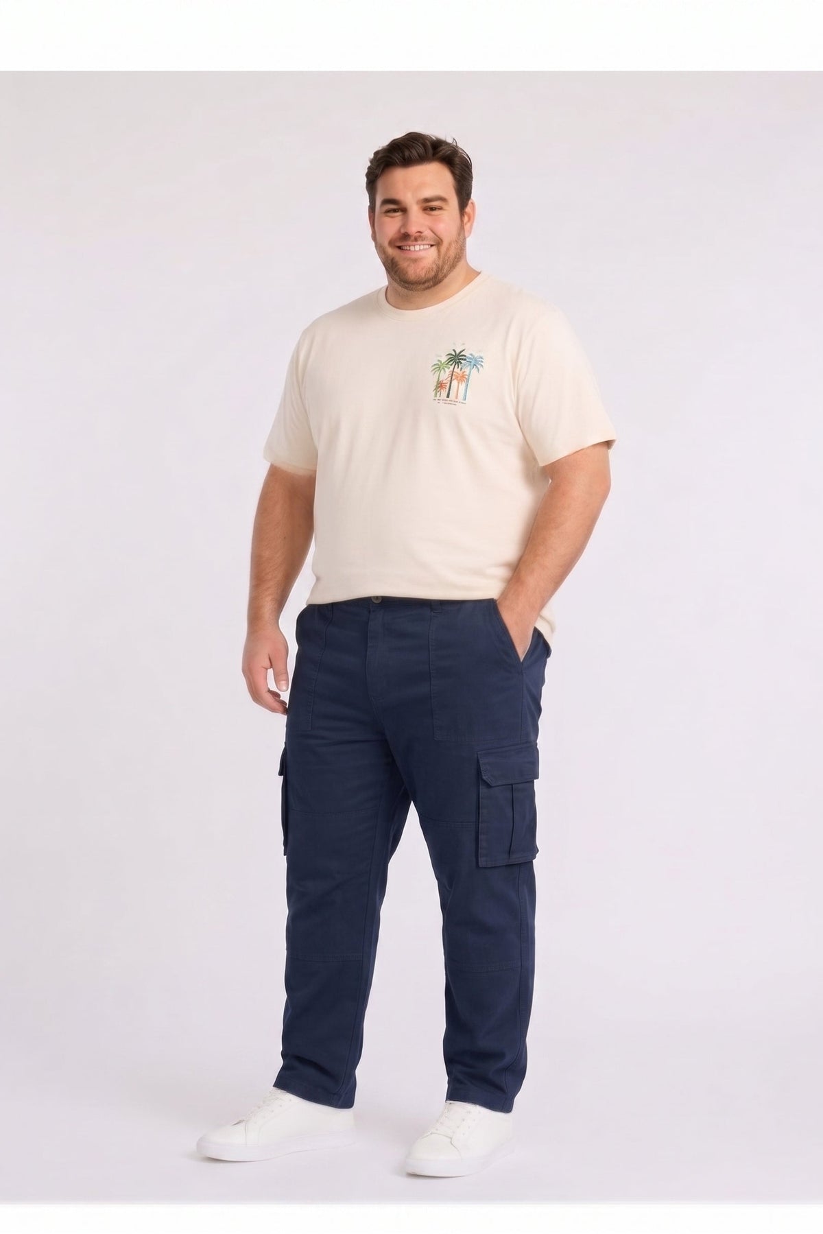 Cargo bleu foncé